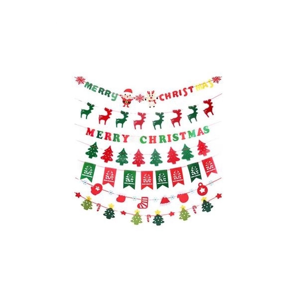 Christmas Felt Banners Flags