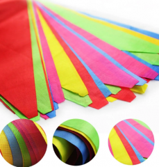 Multicolor Pennant Banners String Flag Banner Nylon Fabric Pennant Flags For Grand Opening
