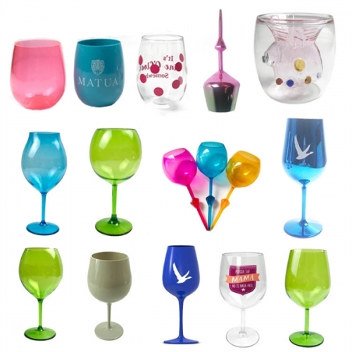 Reusable Acrylic Wine Cups