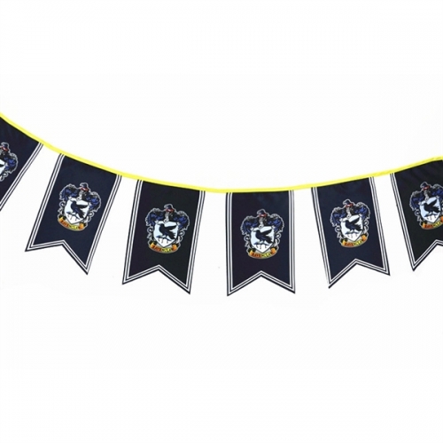 Holiday/birthday party Scene arrangement string flag banners
