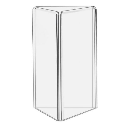 3 Sides Triangle Table Tent Marketing Holder