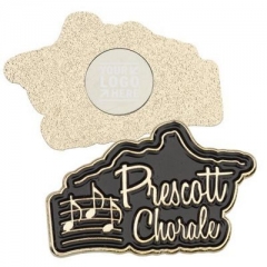 Lapel Pin Die Struck Soft Enamel w/ Magnet Backing