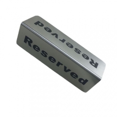 Double Side Reserved Table Signs Tent