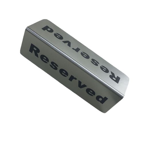 Double Side Reserved Table Signs Tent