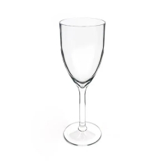 8 oz. Promotional Plastic Wine Glass