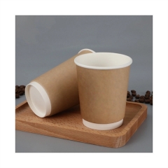 9 oz Kraft Paper Hot Coffee Cups