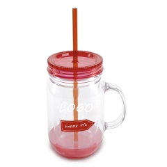 Mason Jar Doubled Wall Water Cup