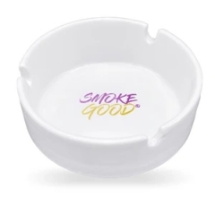 Custom White Glass Ashtrays