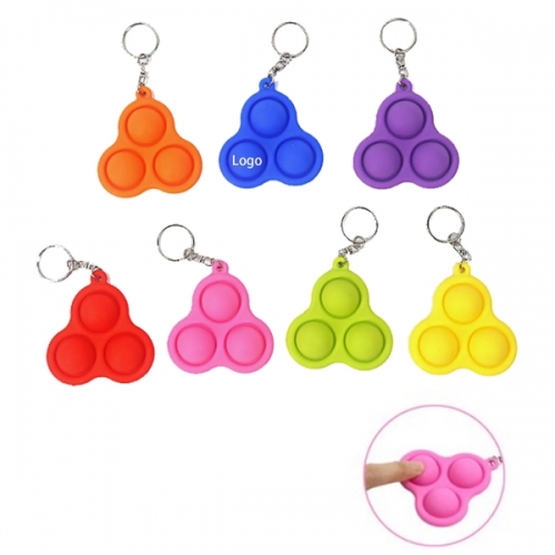 Push Pop Bubble Fidget Keyring