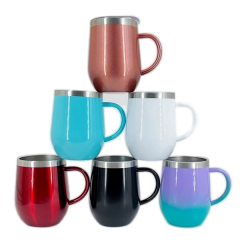 12 oz Stainless Steel Coffee Cup