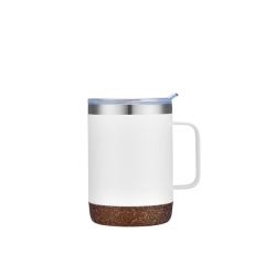 12 oz Vacuum Mug with Cork Bottom