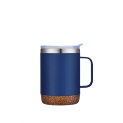 12 oz Vacuum Mug with Cork Bottom