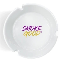 Custom White Glass Ashtrays