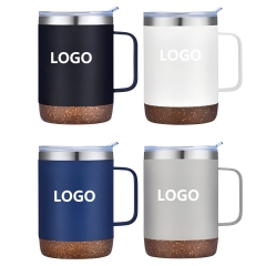 12 oz Vacuum Mug with Cork Bottom