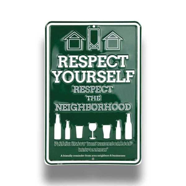 Embossed Aluminum Signs