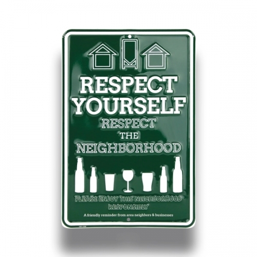 Embossed Aluminum Signs