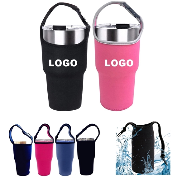 30Oz Tumbler Neoprene Sleeve With Handle