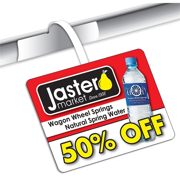 Shelf Talker - UV-Coated (1S) Plastic - Rectangle (4.75x3.5)