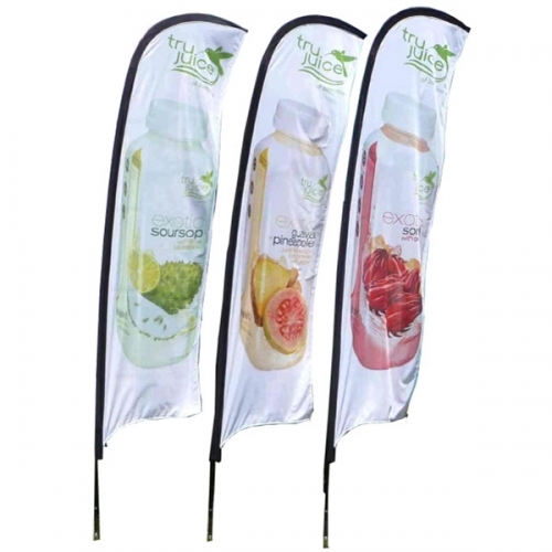 Feather Flag Single Sided