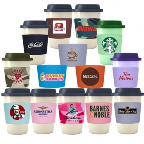One or Full Color Coffee Cup Sleeves