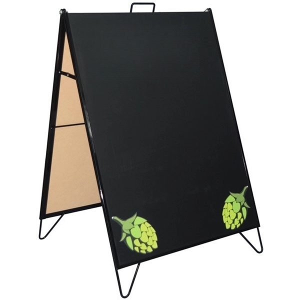 Metal A Frame Double Sided Chalkboard Kit