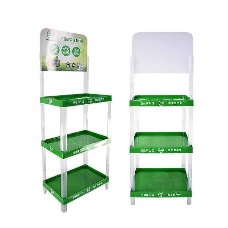 53*35cm 3-layer plastic display rack