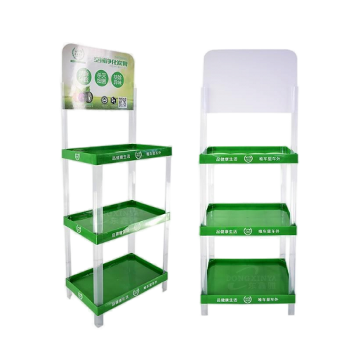 53*35cm 3-layer plastic display rack