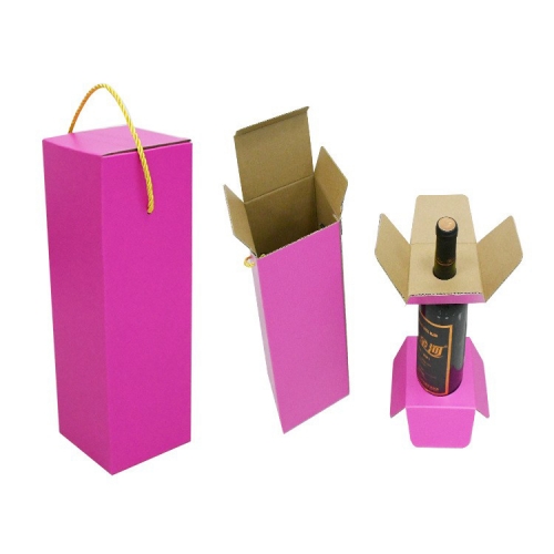 1 bottle wine box with handle Wine box