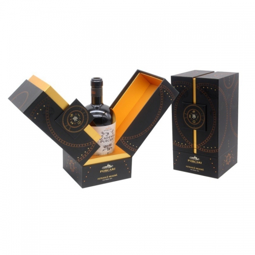 Double door wine box