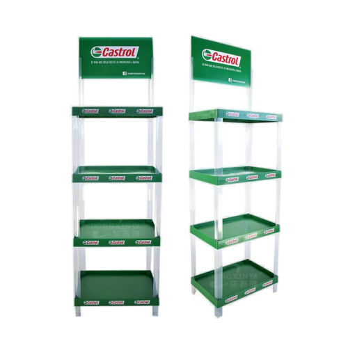 53*35cm 4-layer plastic display rack