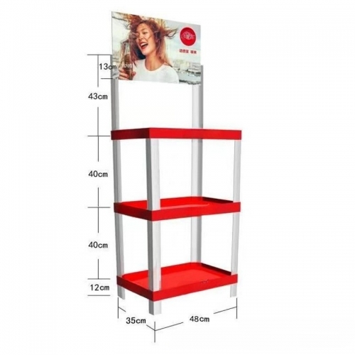 48*35 3-layer plastic display rack