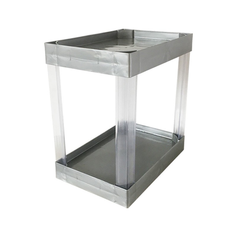 35*24cm 2-layer plastic display rack