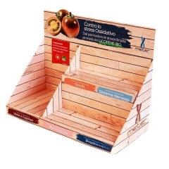 Corrugated Paper Display With Hooks