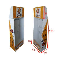 Corrugated Paper Display With Hooks