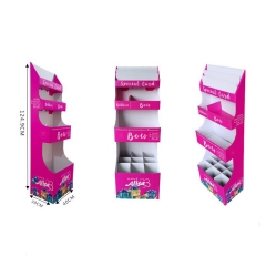 Corrugated Paper Display With Hooks