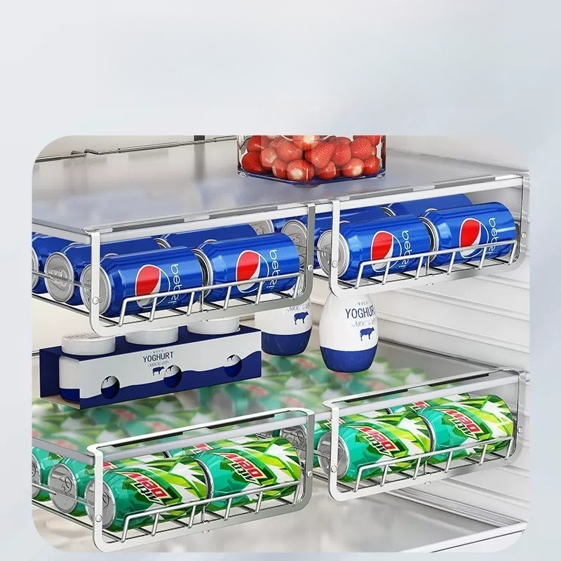 Double-row refrigerator hanging cola rack