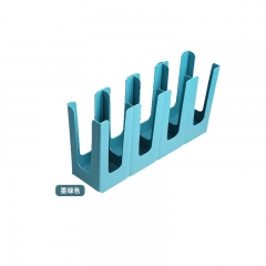 Collapsible four-compartment cup holder