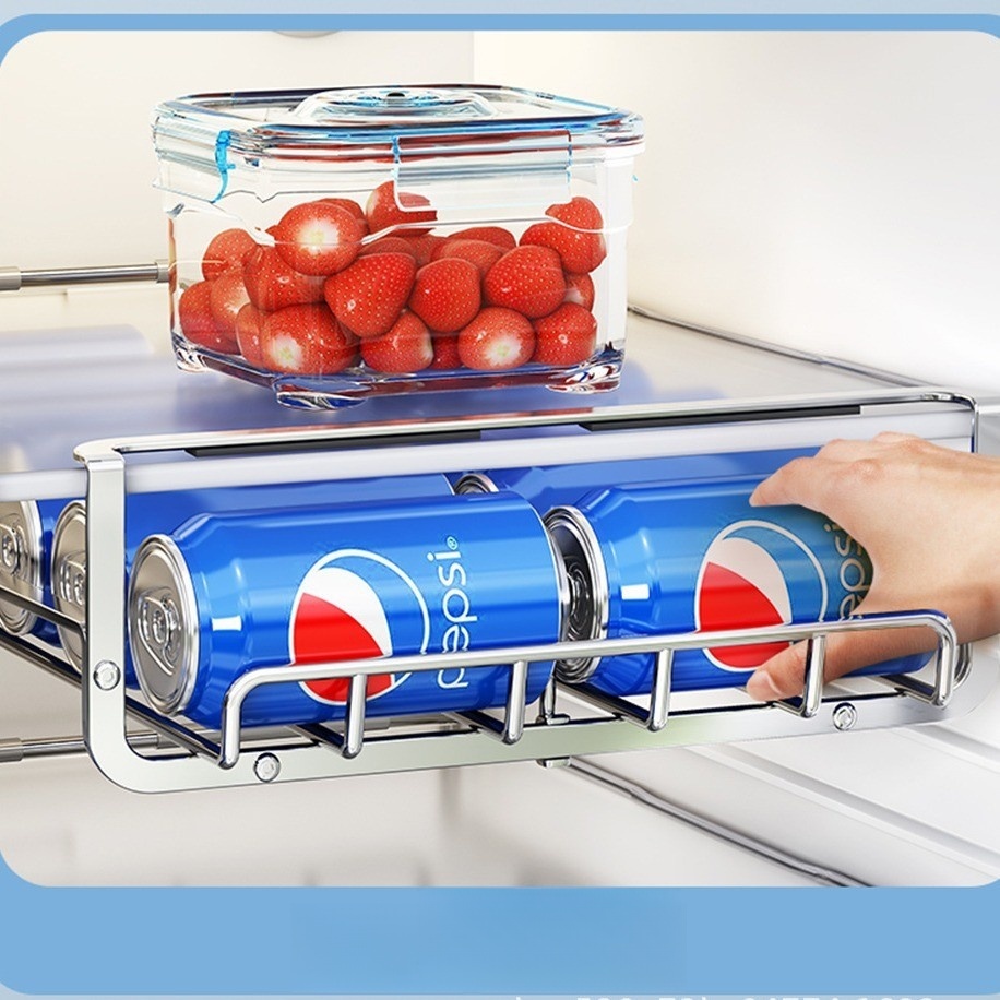 Double-row refrigerator hanging cola rack