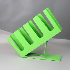 Collapsible four-compartment cup holder