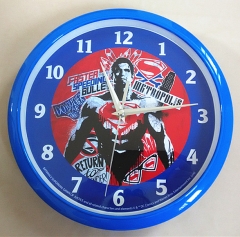 Round quartz wall clock