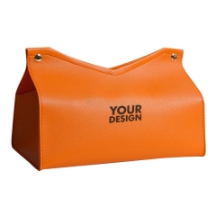 PVC Leather Tissue Box