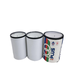 Round cooler with pull rod