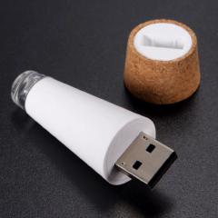 LED Wine Bottle Stopper Cork Light Up