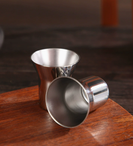 Stainless steel 1oz shot glass