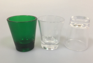 PS Plastic white wine cup