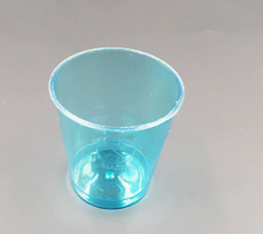 PS Color transparent disposable plastic cup