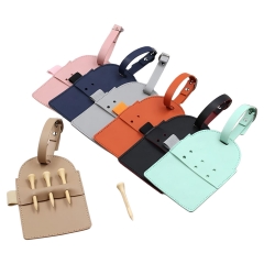 Premium PU Leather Golf Tee Holder
