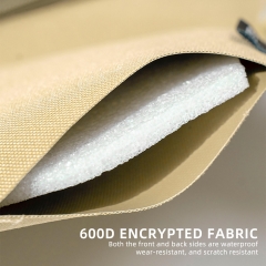 Foldable seat cushion