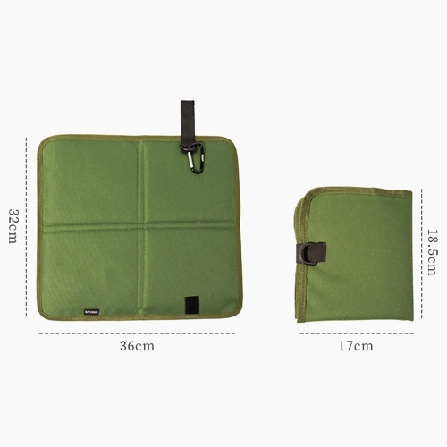 Foldable seat cushion