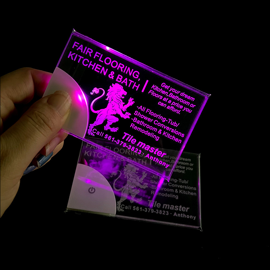 Acrylic Business Card